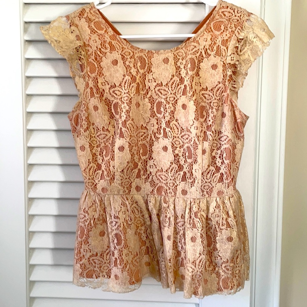 Maeve lace shirt
